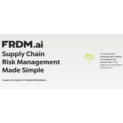 FRDM AI – AI-Powered Supply Chain Risk & Compliance Management