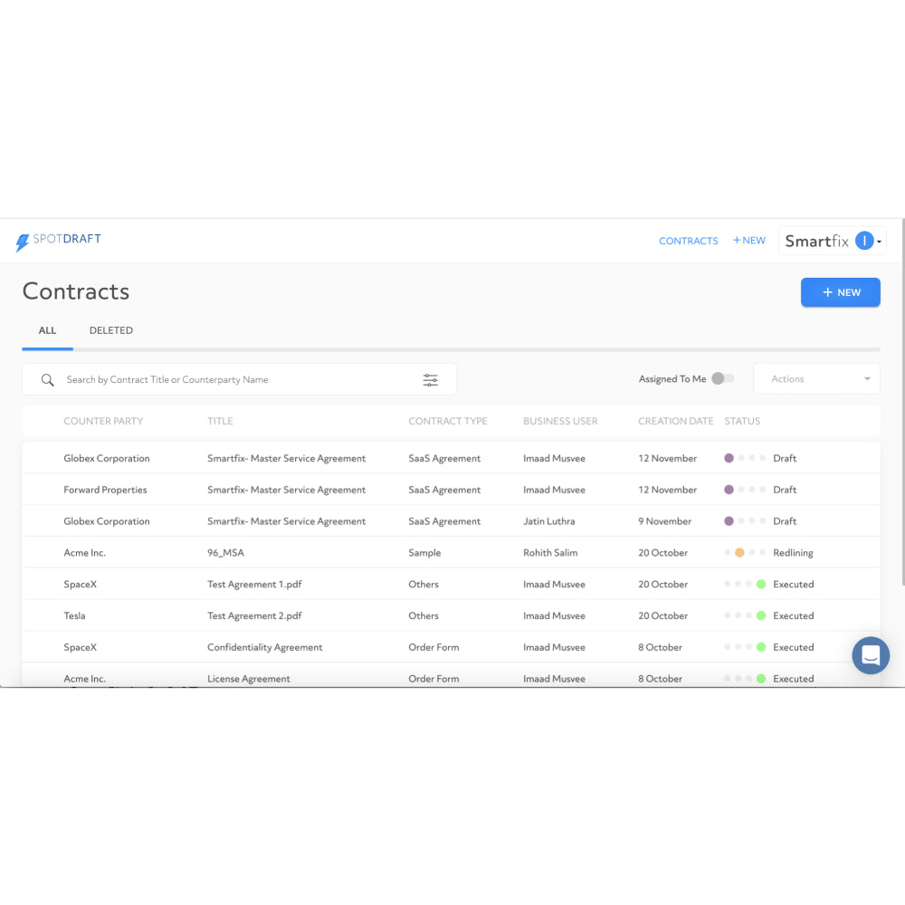 SpotDraft – AI-Powered Contract Lifecycle Management