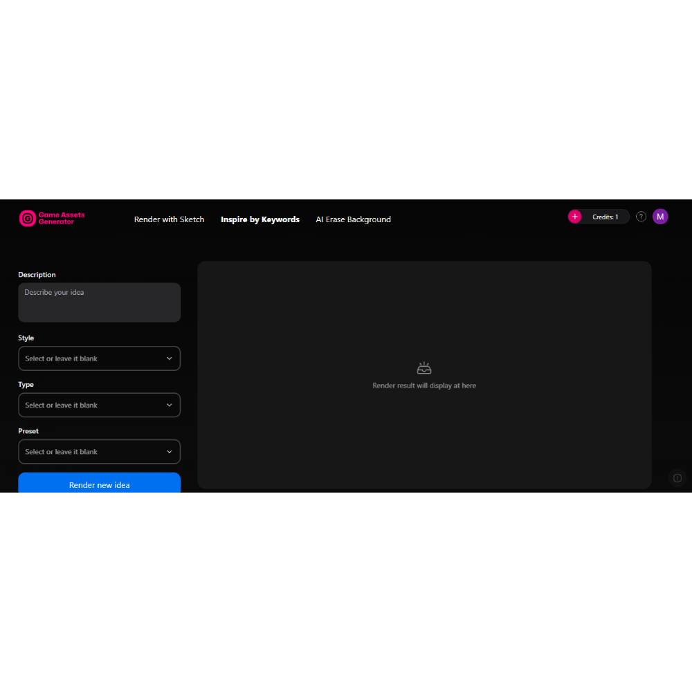 AI Game Assets Generator – Create Game Worlds Instantly with AI