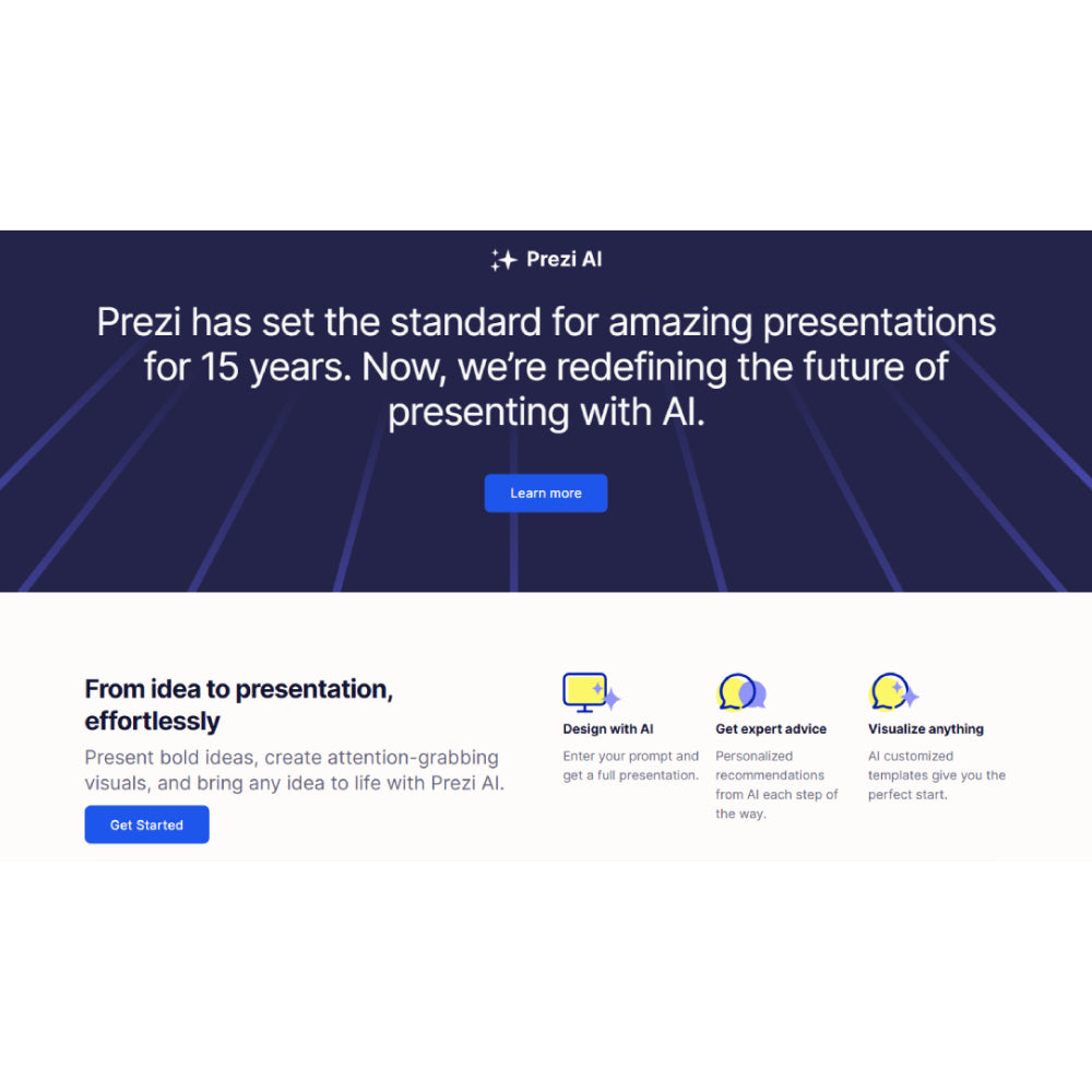 Prezi — Dynamic AI-Enhanced Presentation Platform