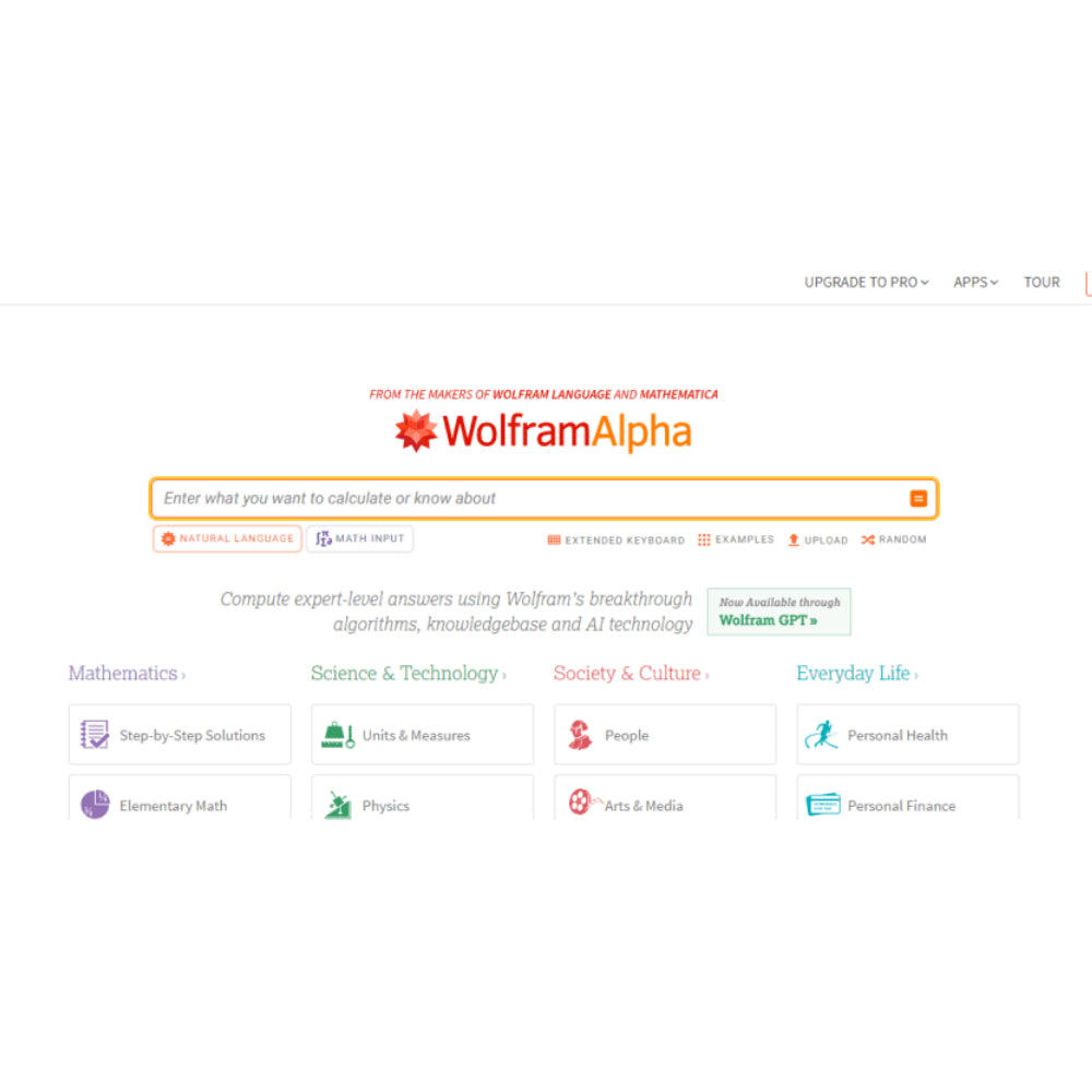 Wolfram Alpha – Intelligent Computational Knowledge Engine