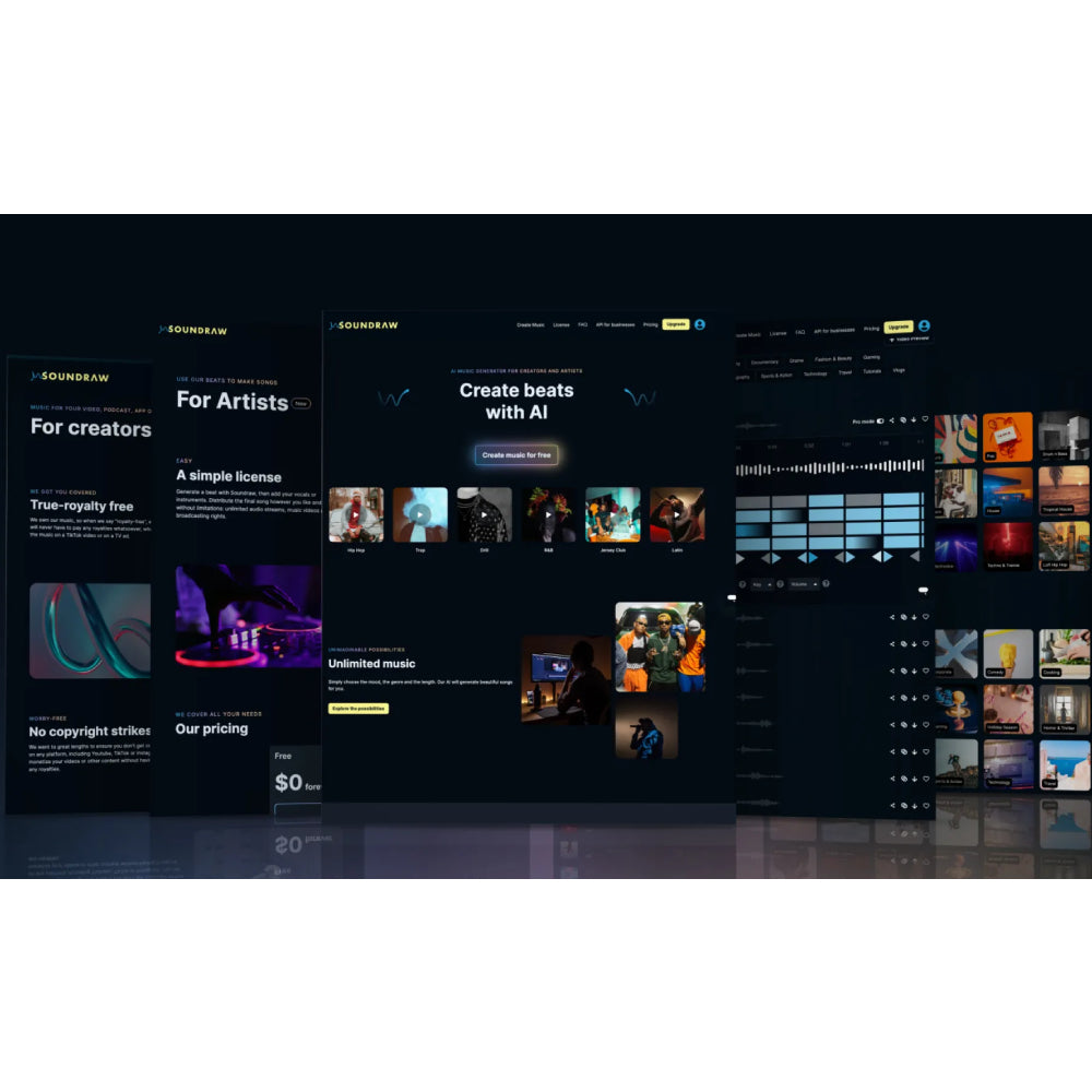 Soundraw – AI Music Generator for Royalty-Free Tracks