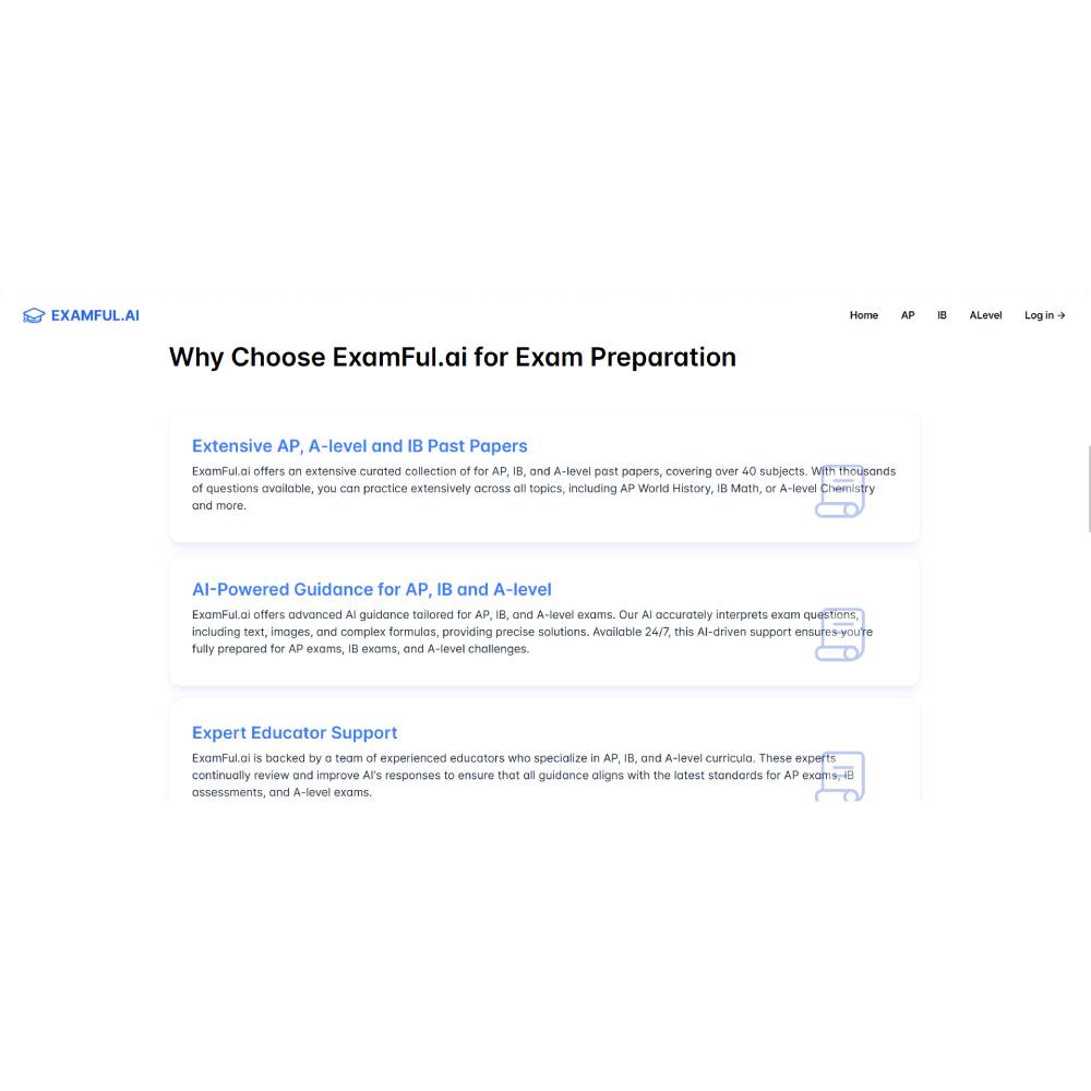 ExamFul.ai — AI Exam Preparation and Past Paper Assistant