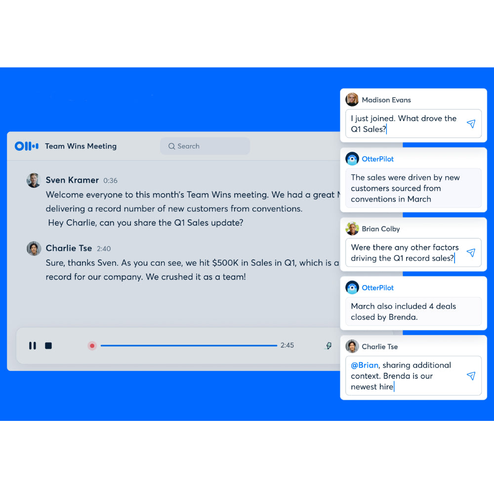 Otter AI – AI Meeting Assistant for Transcription & Summaries