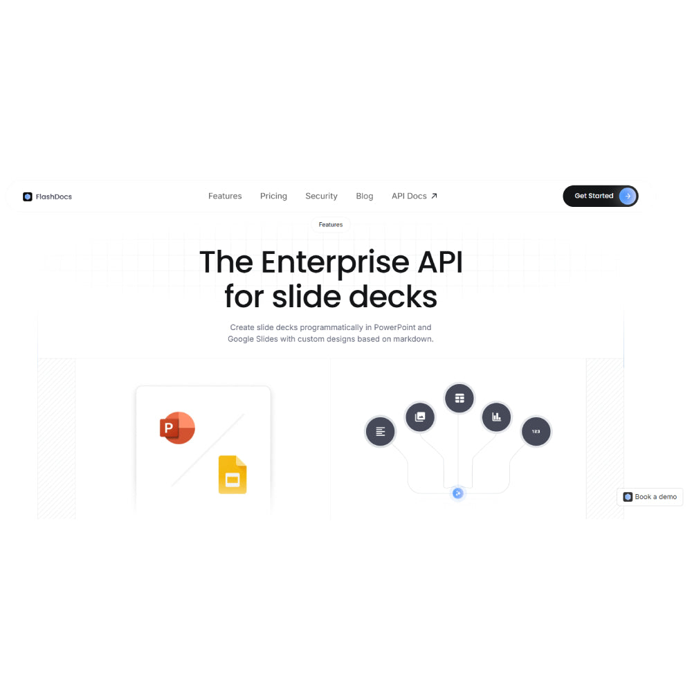FlashDocs – AI Slide Deck Automation Platform