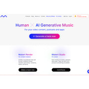 Mubert – AI Music Generator for Royalty-Free Tracks