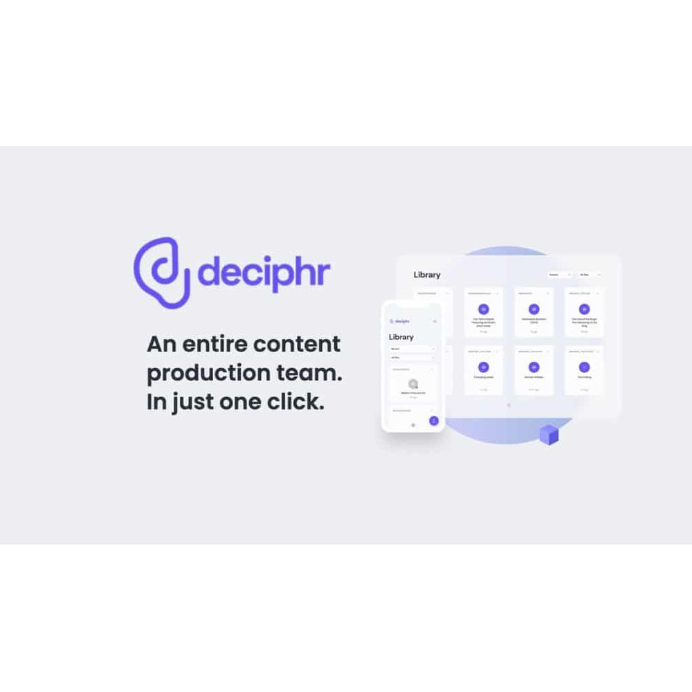 Deciphr AI – AI-Powered Content Creation Platform