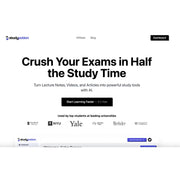 Study Potion AI — Intelligent Study Companion for Notes, Quizzes, and Revision