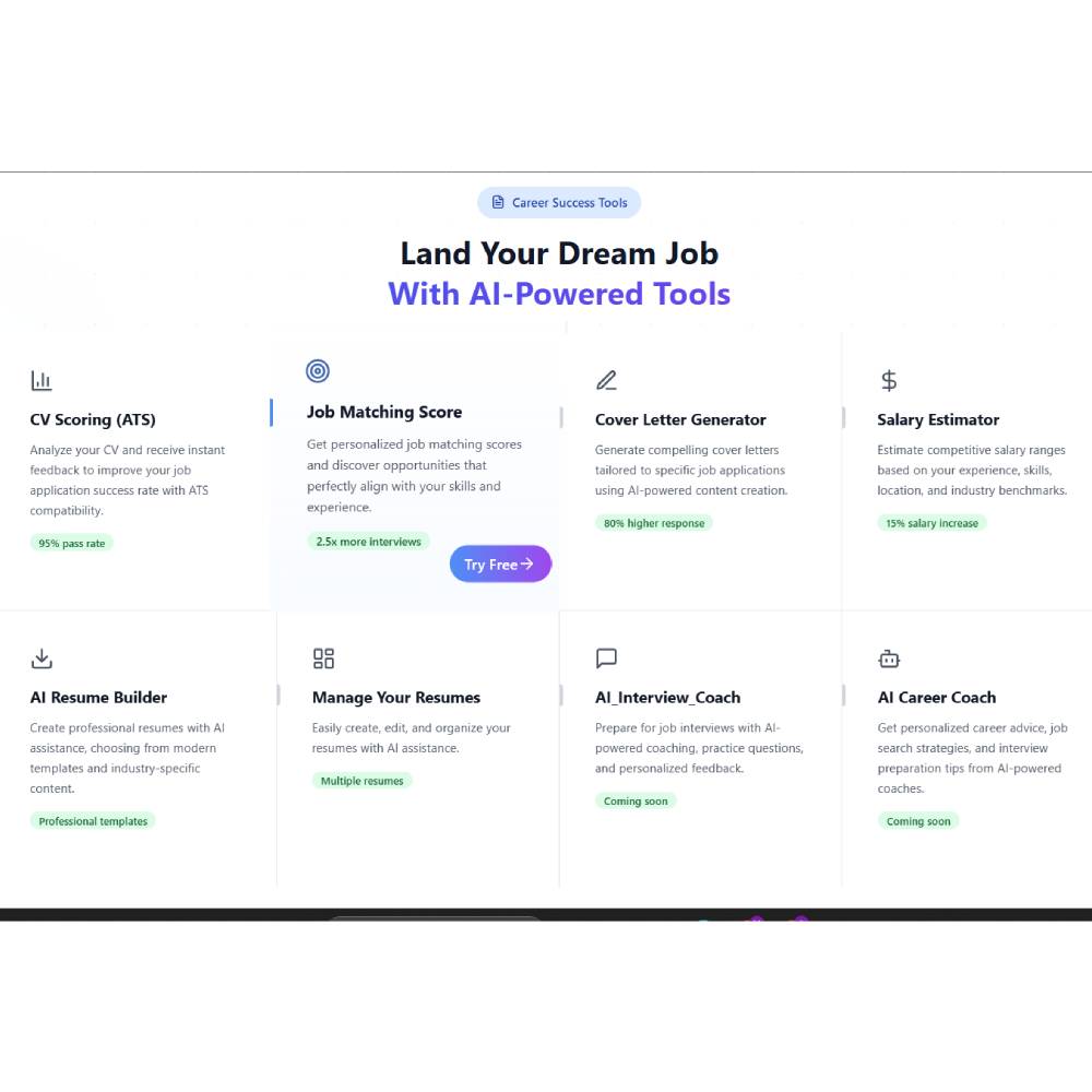 CVScoring — AI Resume Analysis and Job Match Evaluation Platform