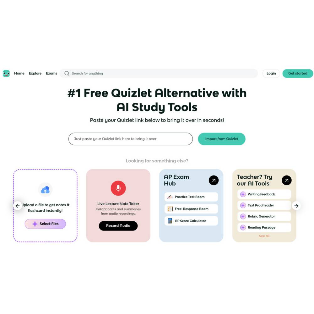 Knowt — AI Study Notes, Flashcards, and Quiz Generator