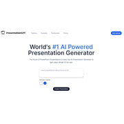 PresentationGPT — AI Presentation Generator