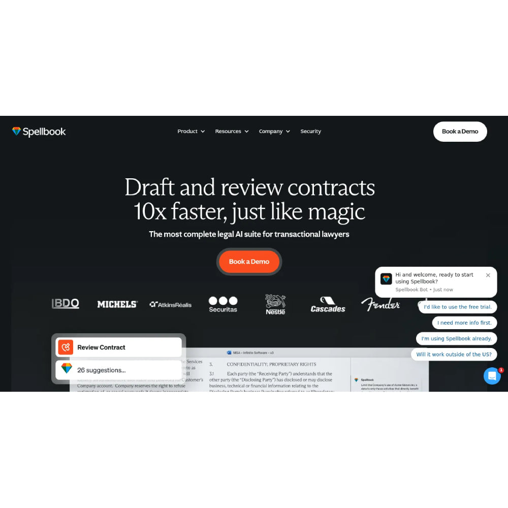Spellbook – AI-Powered Legal & Compliance Tool