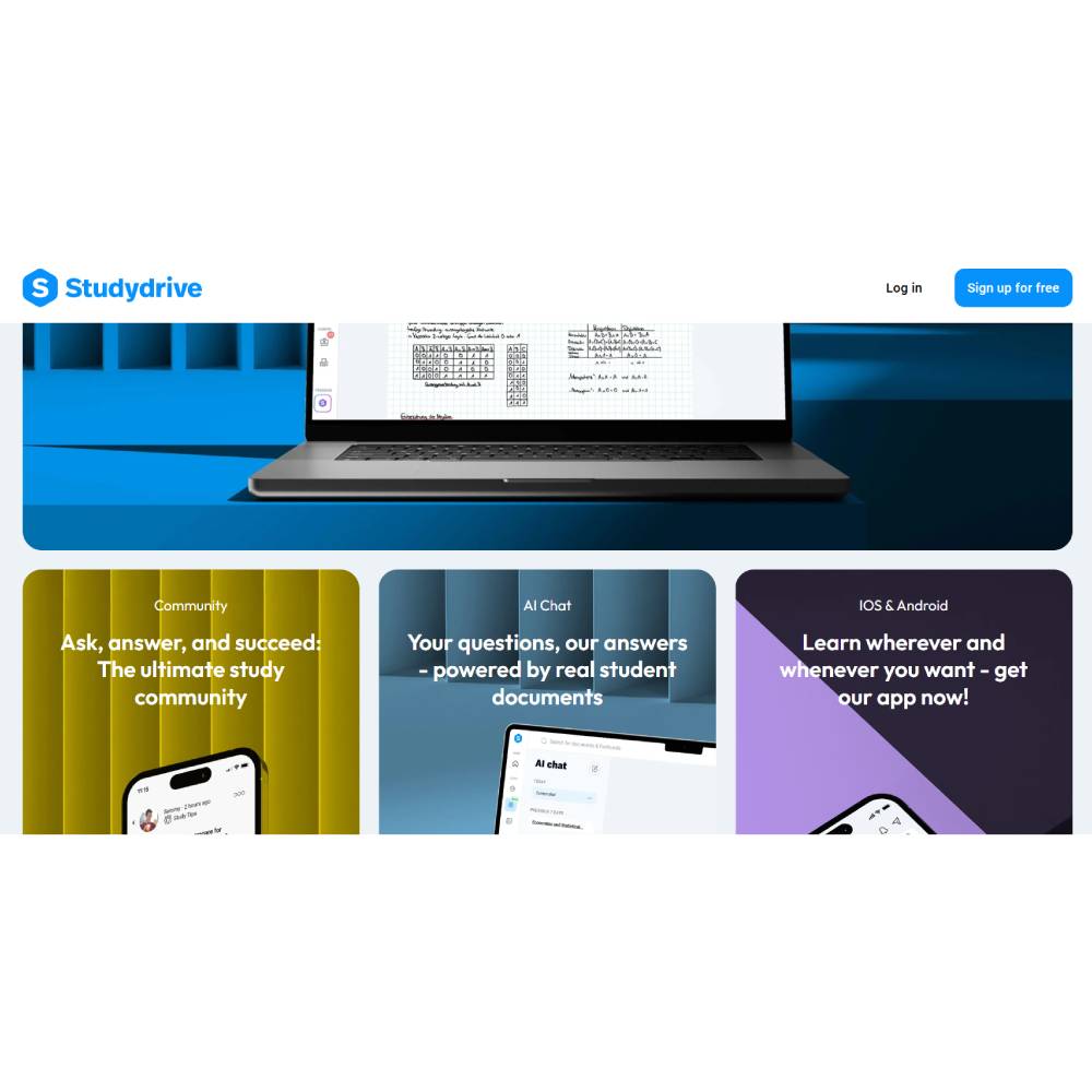 Studydrive — Collaborative Student Study Resource Platform