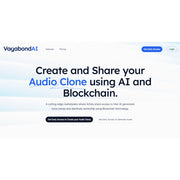 Vagabond AI – AI Voice Cloning & Blockchain-Powered Audio Marketplace