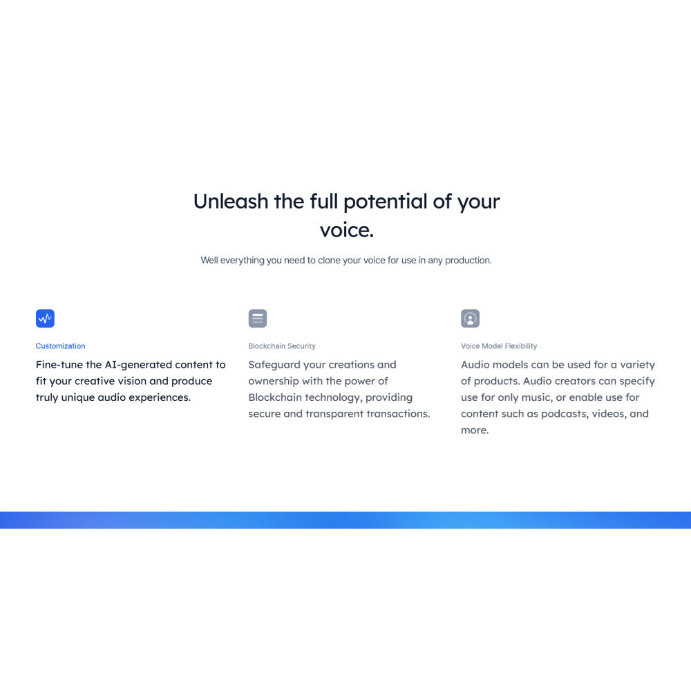 Vagabond AI – AI Voice Cloning & Blockchain-Powered Audio Marketplace