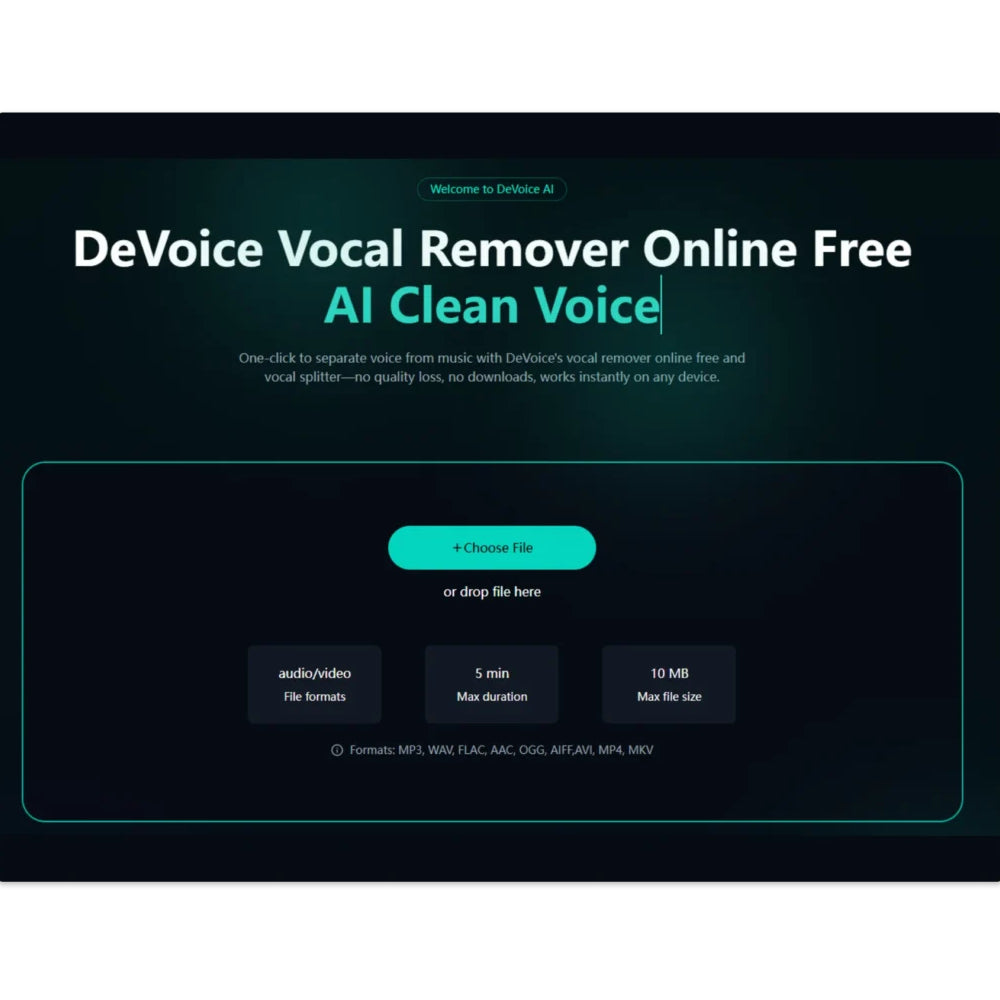 DeVoice – AI-Powered Voice Transformation Platform