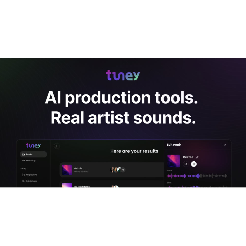 Tuney – AI Music Generator & Remix Platform
