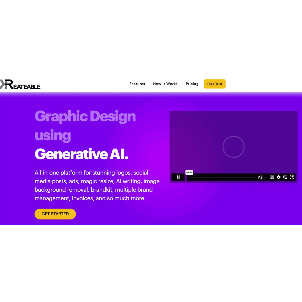 Kreateable – AI-Powered Logo & Branding Platform