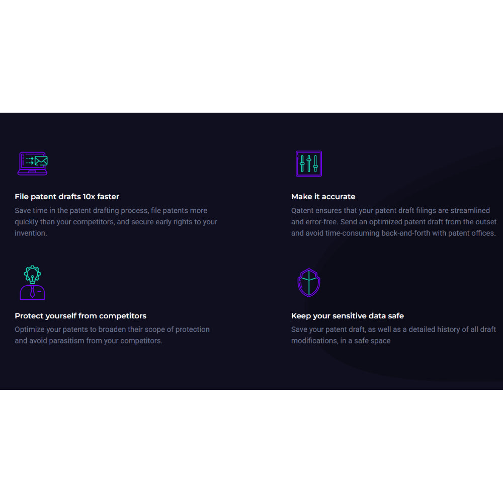 Qatent – AI-Driven Patent Drafting Software