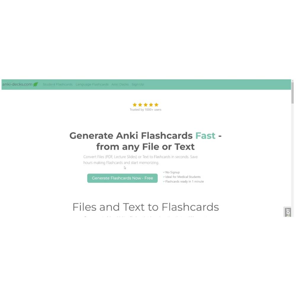 AnkiDecks — AI Flashcard Generator for Rapid Study Conversion