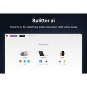 Splitter.ai – AI-Powered Audio Stem Separation Tool