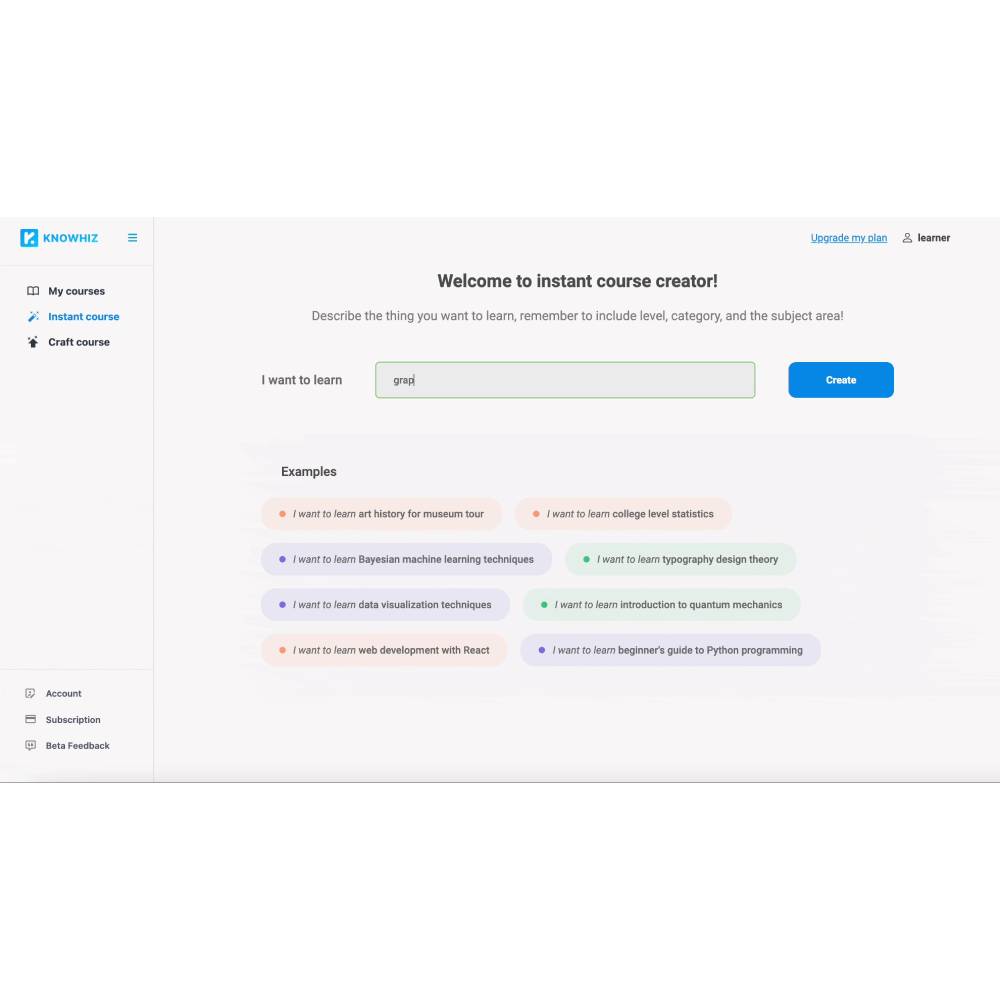 KnoWhiz — Intelligent Learning Hub and AI Knowledge Companion