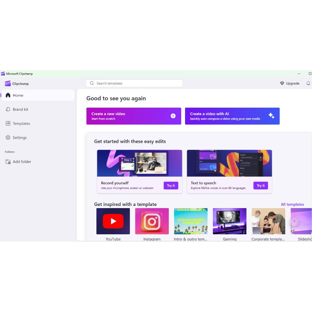 Clipchamp AI – Browser-Based Video Editor with Smart Automation