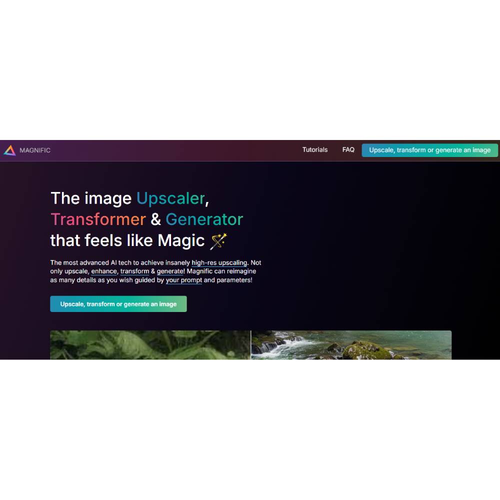 Magnific AI – AI Image Enhancement & Upscaling for Creative Projects