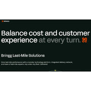 Bringg – AI-Powered Delivery Orchestration Platform