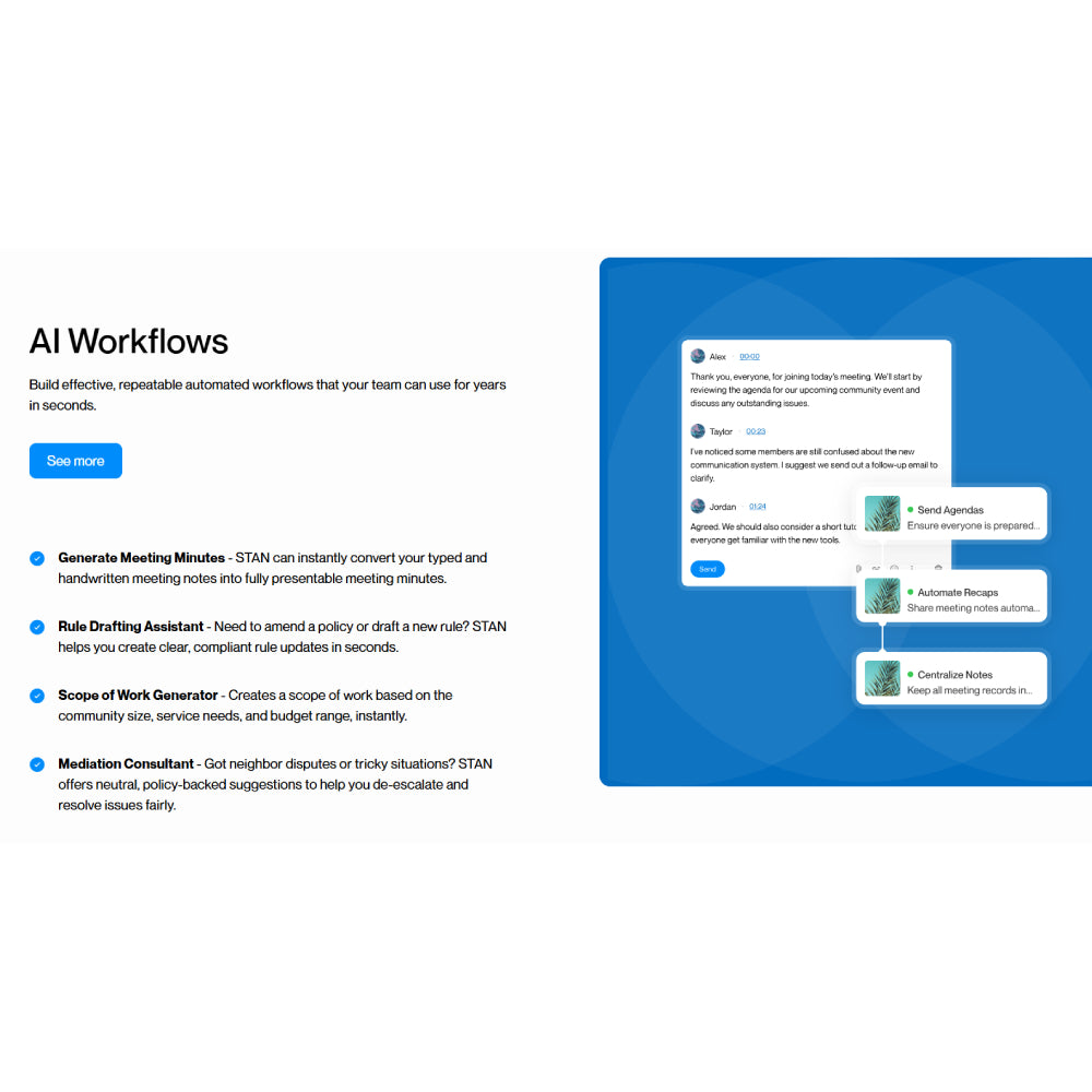 STAN AI – Smart Chatbot for Property Management