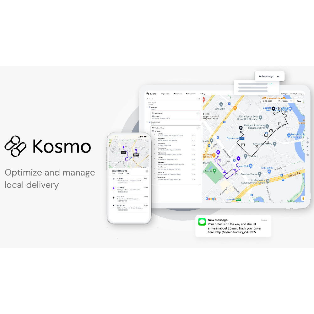 Kosmo – AI-Powered Route Optimization & Delivery Management