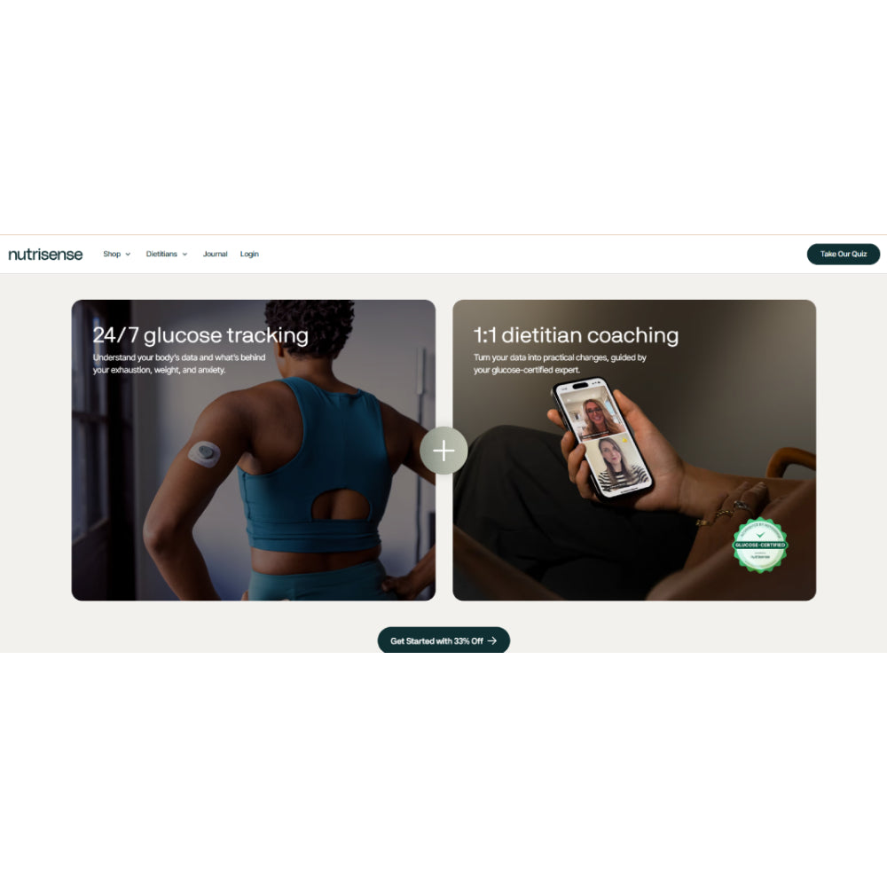 Nutrisense – Personalized Glucose Monitoring & Nutrition Coaching