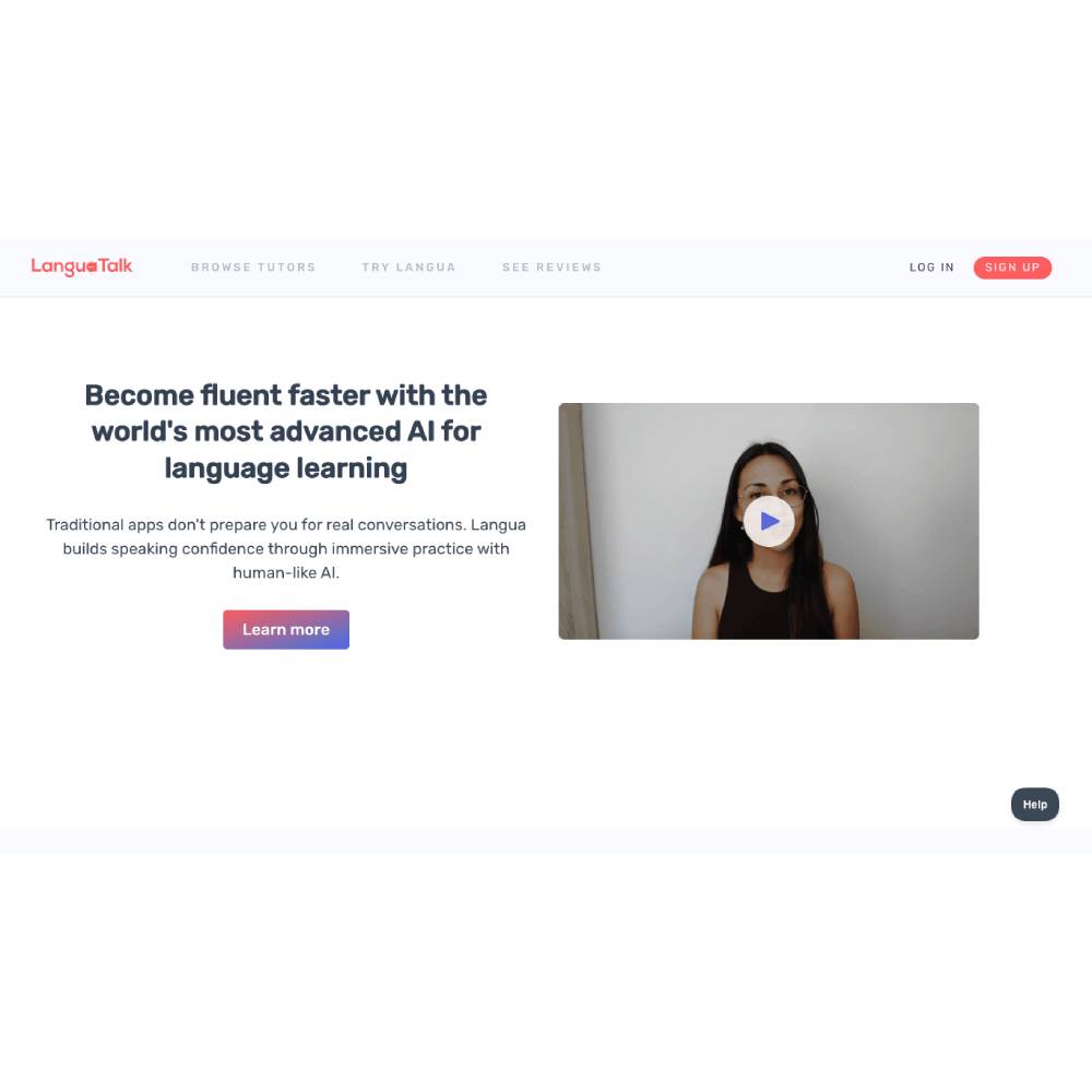 LanguaTalk — AI and Live Tutor Platform for Language Fluency
