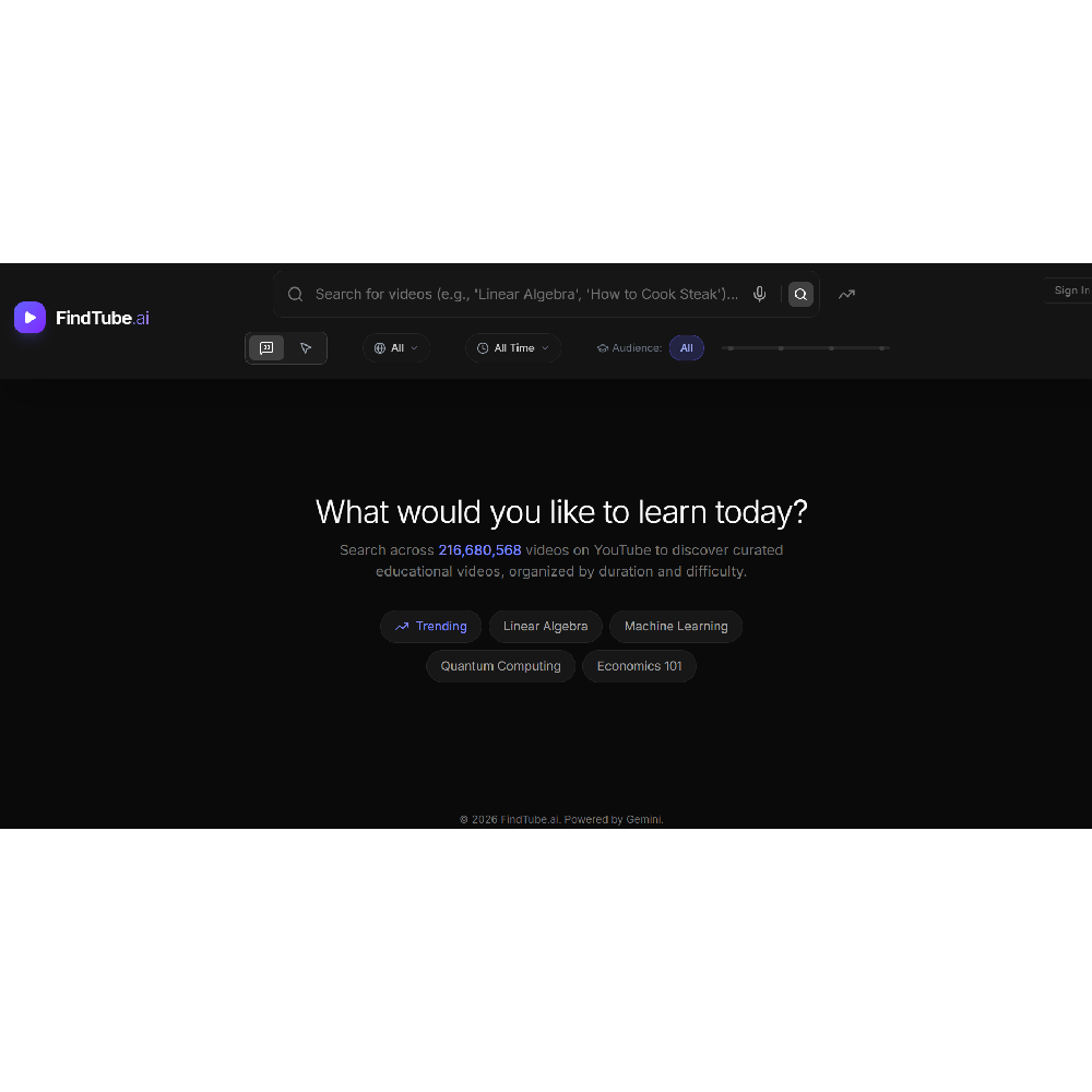 FindTube.ai