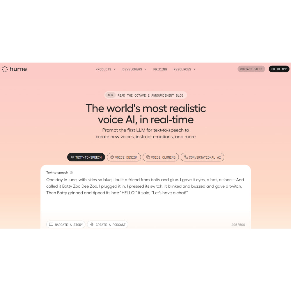 Hume AI – Emotion AI & Empathic Voice Interfaces