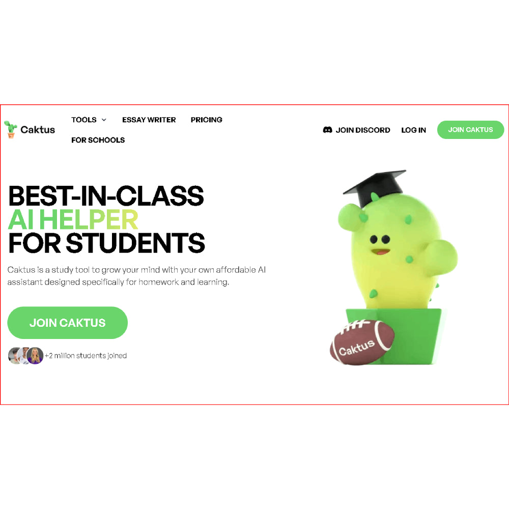 Caktus – AI Educational & Academic Support Platform