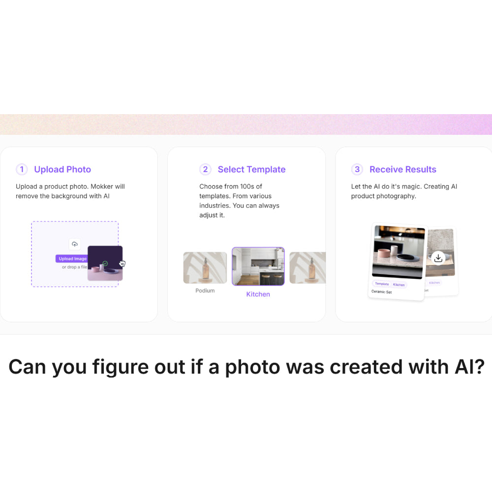 Mokker AI – Instant AI Product Photography Studio