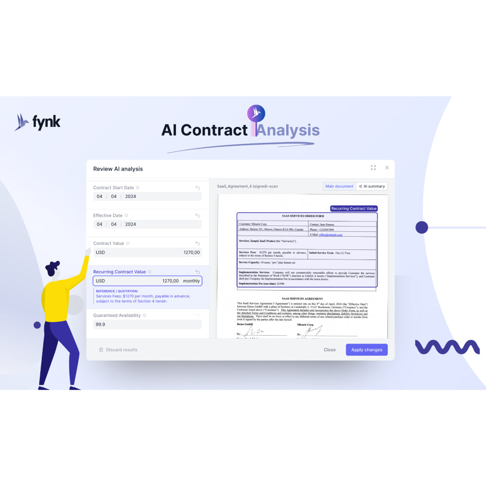 Fynk – AI-Powered Contract Lifecycle Management