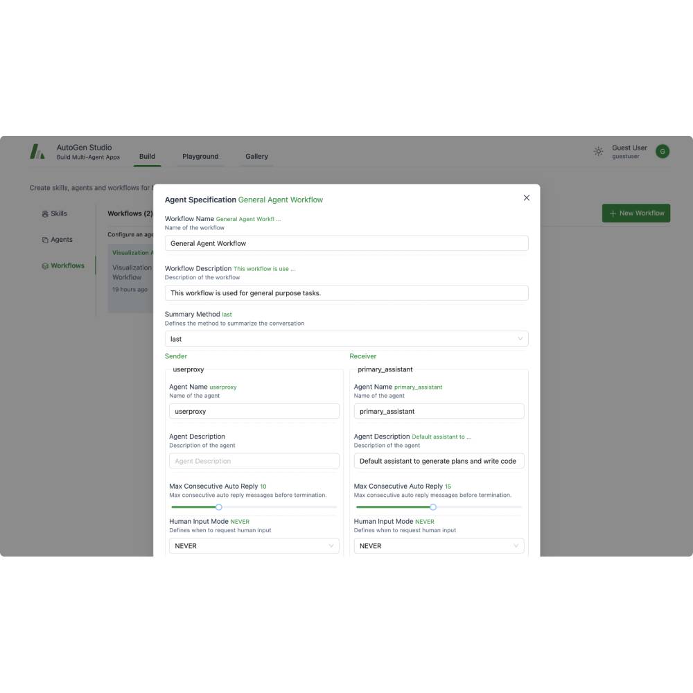 AutoGen Studio (Microsoft) – Multi-Agent AI Orchestration Platform