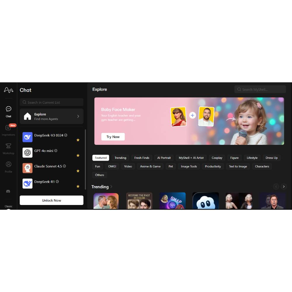 MyShell – AI Agent Creation & Marketplace Platform