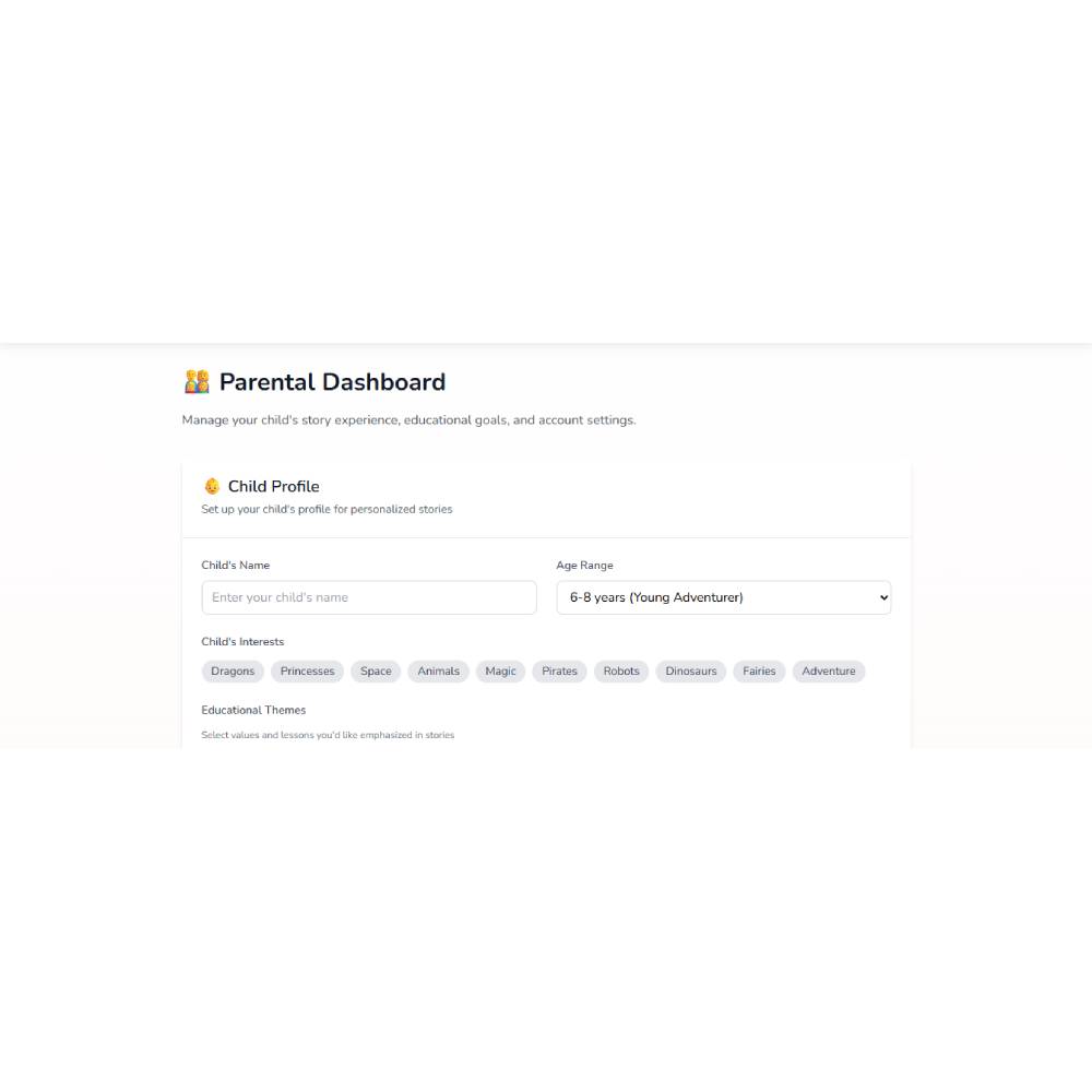 Fableoo – Interactive AI Story Creation for Kids & Families