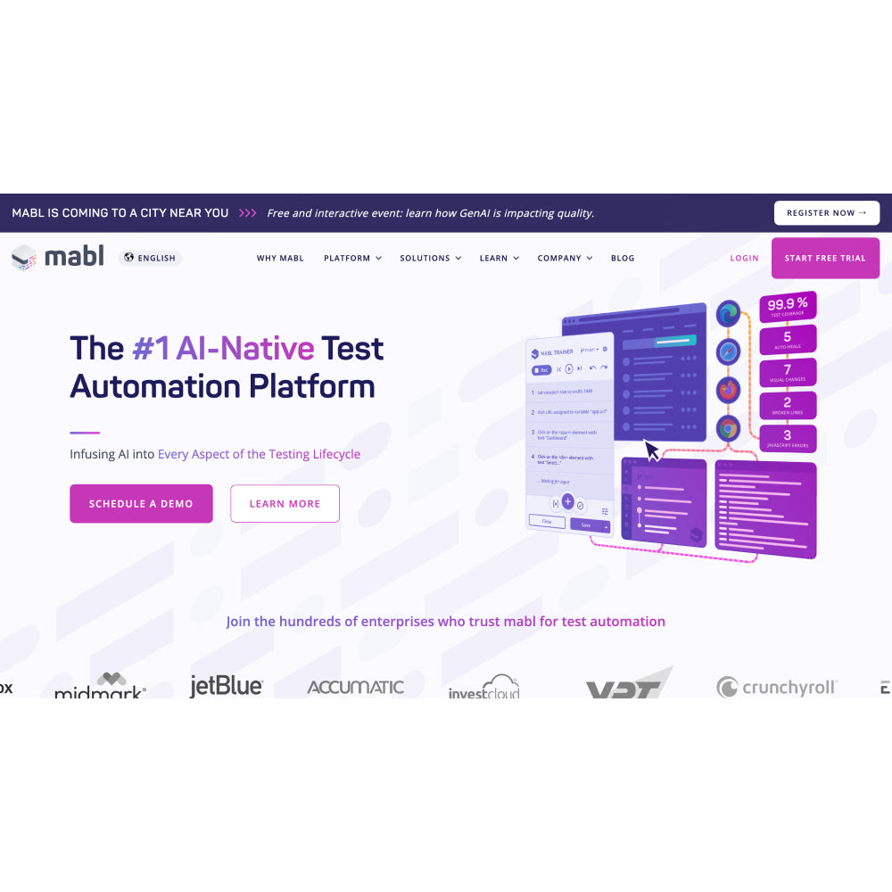 Mabl – AI-Powered Experimentation & Workflow Testing Platform