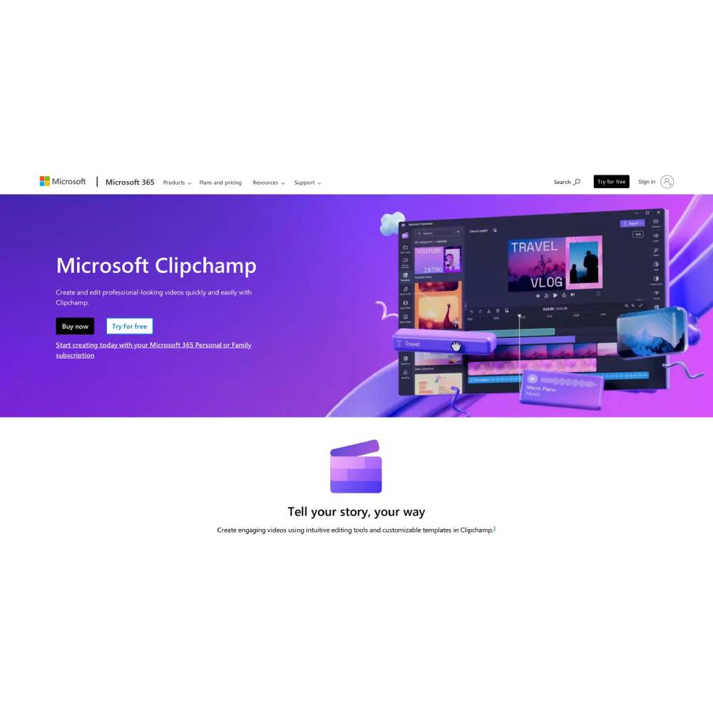Clipchamp AI – Browser-Based Video Editor with Smart Automation