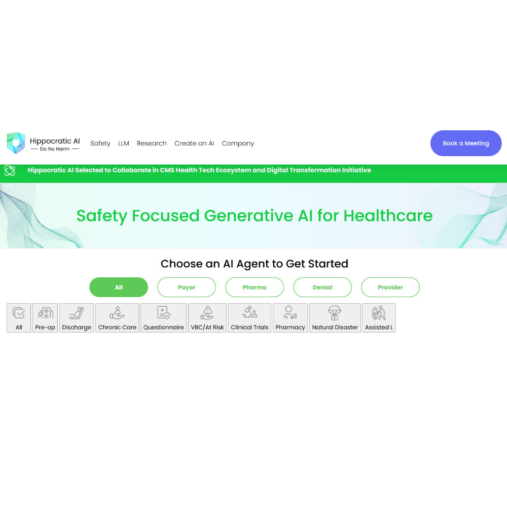 Hippocratic AI – Healthcare LLM & Safety-Focused Medical AI