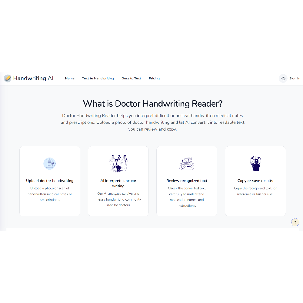 Doctor Handwriting Reader AI