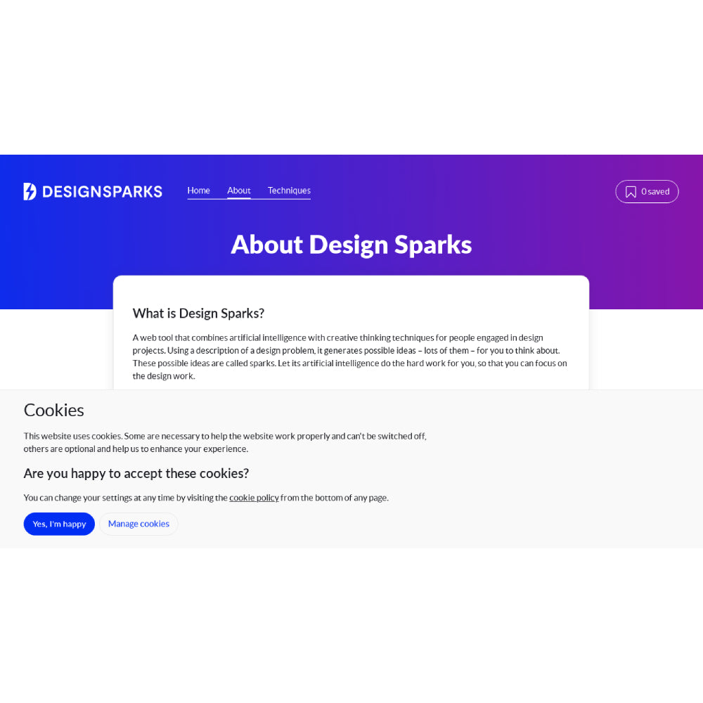 Design Sparks – AI-Powered Creative Ideation for Designers