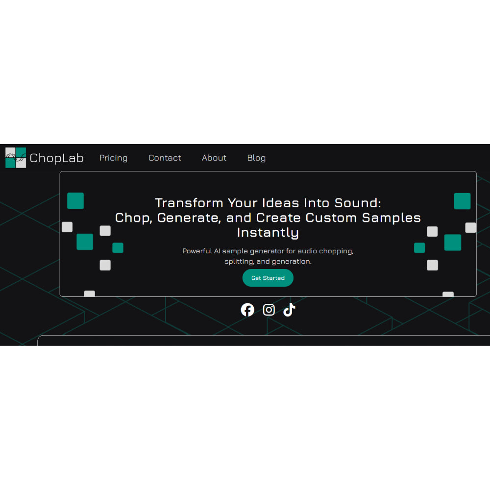 ChopLab – AI-Powered Sample Pack Generator for Music Producers