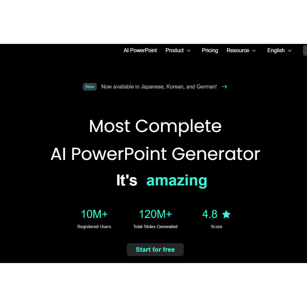 Smallppt — AI PowerPoint Generator & Smart Slide Maker