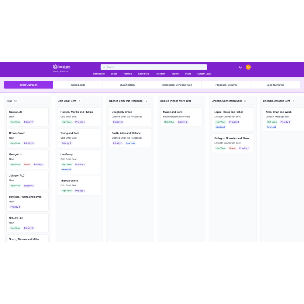 LeadScore AI – AI-Powered Lead Scoring & Sales Outreach