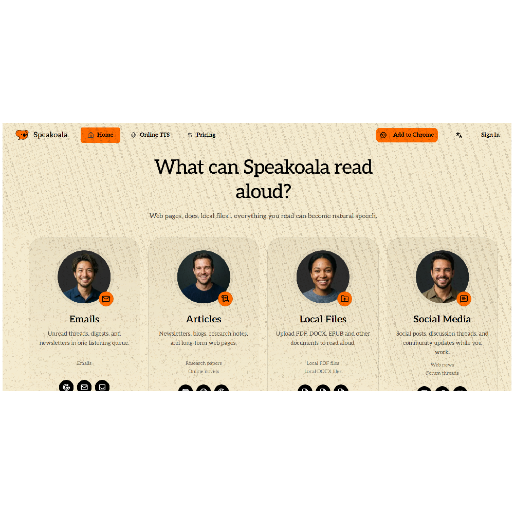 Speakoala